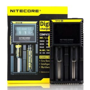 شارژر باتری 2تایی LCD دار نایتکور Nitecore D2 Battery Charger (2-Bay)
