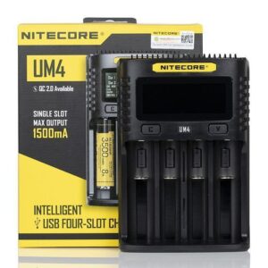 شارژر چهارتایی یو ام 4 Nitecore UM4 Intelligent USB Four-Slot Charger