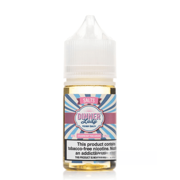 سالت ماکارون توت فرنگی دینرلیدی Dinner Lady Strawberry Macaroon 30ml