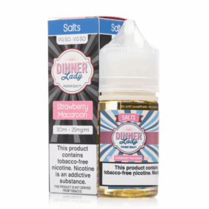 Strawberry Macaroon SALTS - Vape Dinner Lady E-Liquid - 30mL