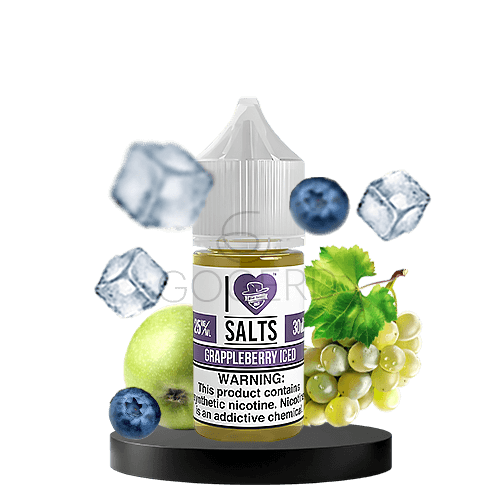 خرید سالت انگور سیب بلوبری یخ آی لاو سالت (30 میل)